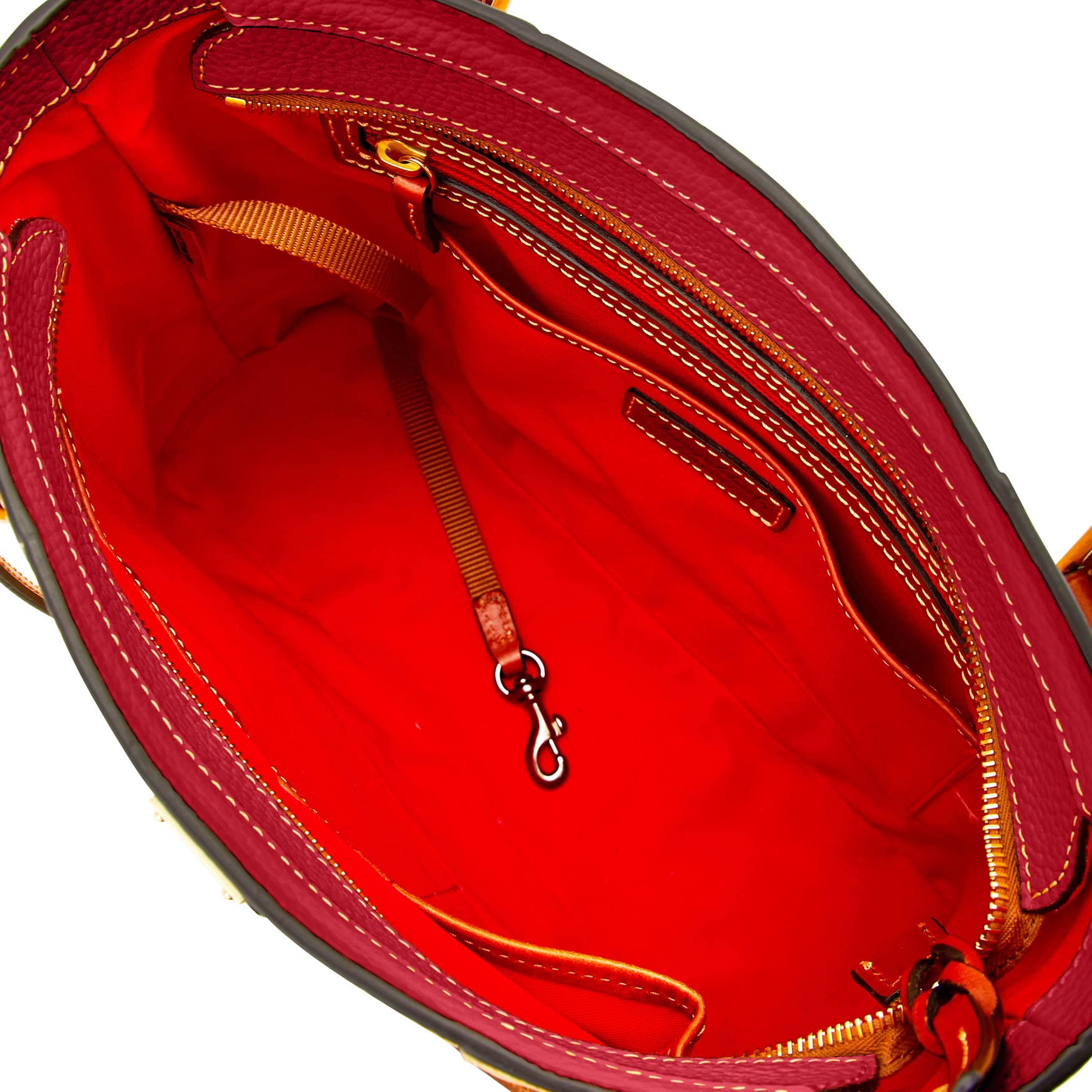 Dooney & Bourke Women's Small Lexington Tote in Pebble Grain Leather, Handbag with Long Leather Shoulder Straps