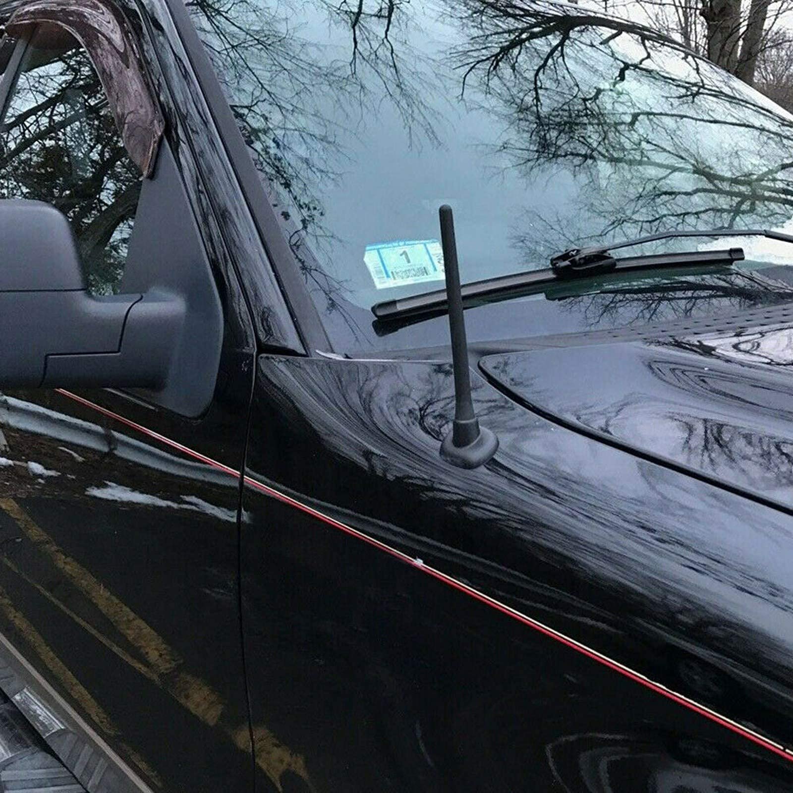 VIPIH 7Inch Rubber Signal Antenna Fit for F-ord F150 F250 F350 ＆ Ram 1500 2009-2019