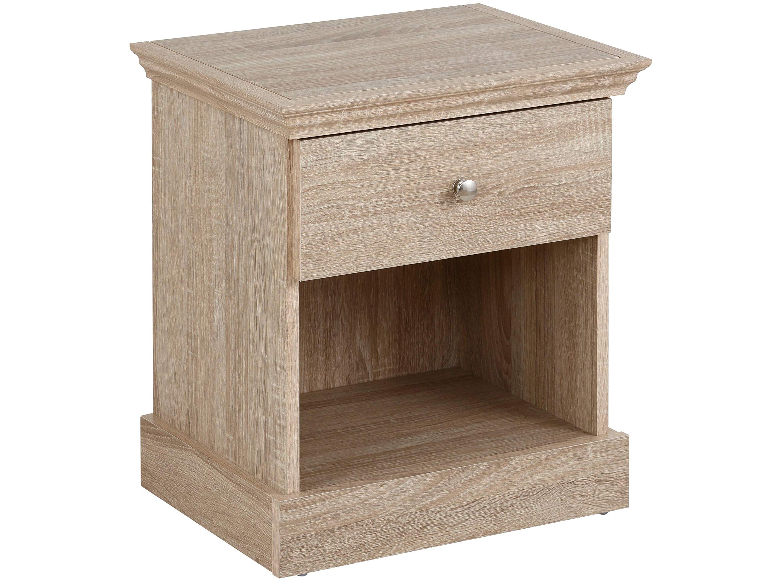 DHP Furniture Binz End Table Brown Oak Look, 35x45x50cm (DxWxH)