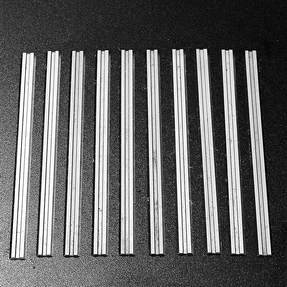 Cuchillas de cepillado de madera de 82 mm para Dewalt DW677 DW678K DW678EK Accesorios de herramientas eléctricas para trabajar la madera 3-1 / 4, como se muestra