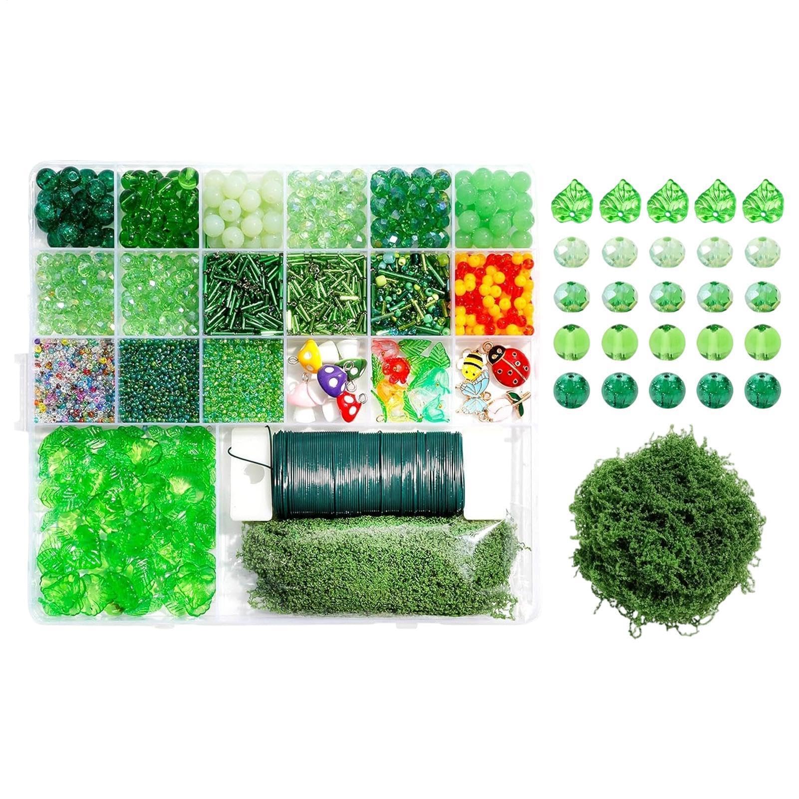 Kit de cuentas para plantas en maceta de vidrio, el regalo de bricolaje para principiantes 8