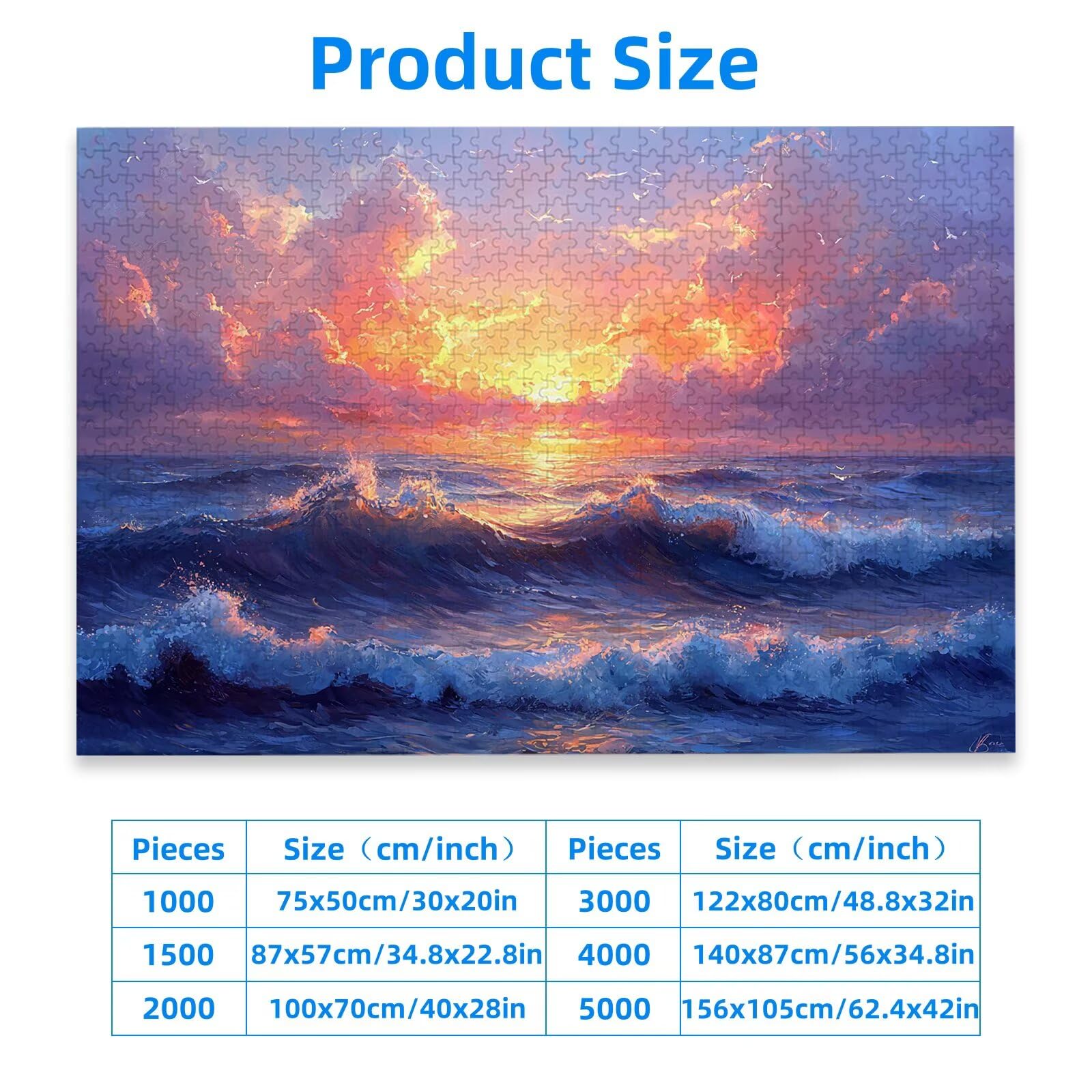 2666 puzzle morskie, 2000 elementów, dla dorosłych, krajobraz, drewniane puzzle, dla całej rodziny, drewniane puzzle do dekoracji pokoju, prezenty, 2000 elementów