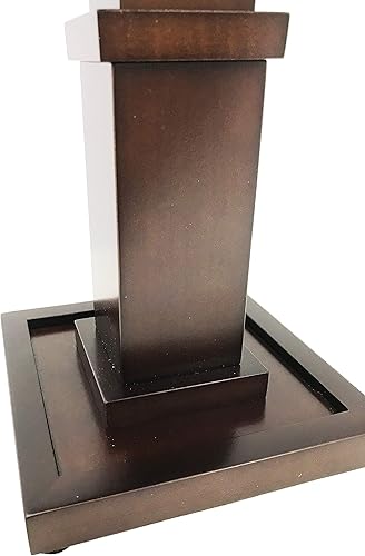 Miniatura 3 de Frank Lloyd Wright Mini Wright 6" Diámetro Globe, USA Cartografía con Bola de Globo Antiguo y Base de Madera Sólida. Una versión más pequeña de