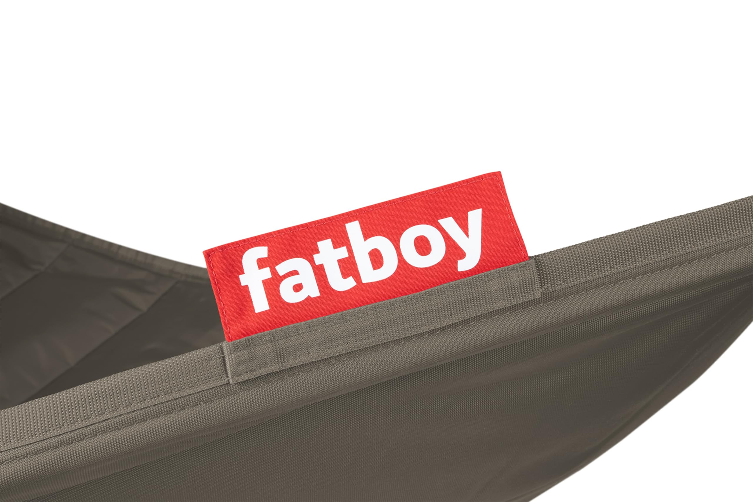 Fatboy Headdemock Hängematte - Klappbare Hängematte mit Gestell - Outdoor geeignet für Camping, Garten & Terrasse - Reise Hängesessel aus Polyester für bis zu 150kg - 270 x 138 cm - Taupe