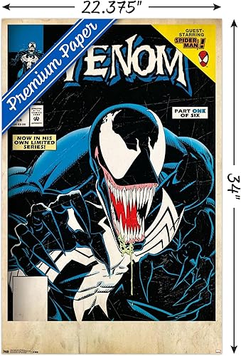 Miniatura 3 de Trends International Marvel Comics Venom - Póster de pared con cubierta protectora letal #1, 22.375 x 34 pulgadas, versión premium sin marco