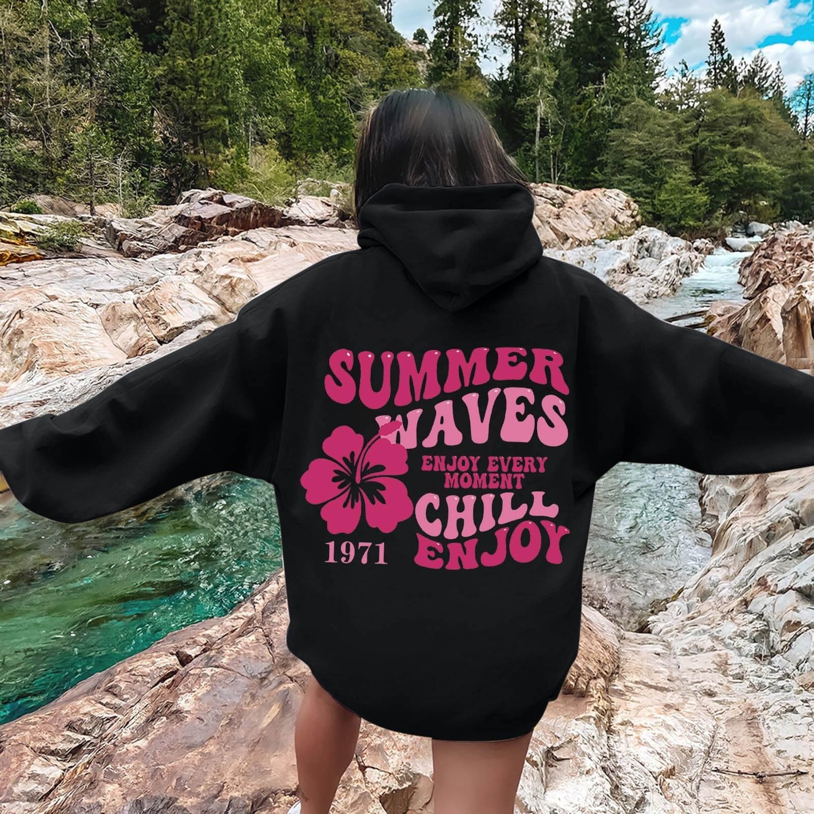Różowa bluza z kapturem z motywem palmy dziewczęca bluza śliczne bluzy oversize bluza z kapturem damskie bluzy i bluzy z kapturem estetyczna damska bluza z kapturem z długim rękawem bluza z kapturem