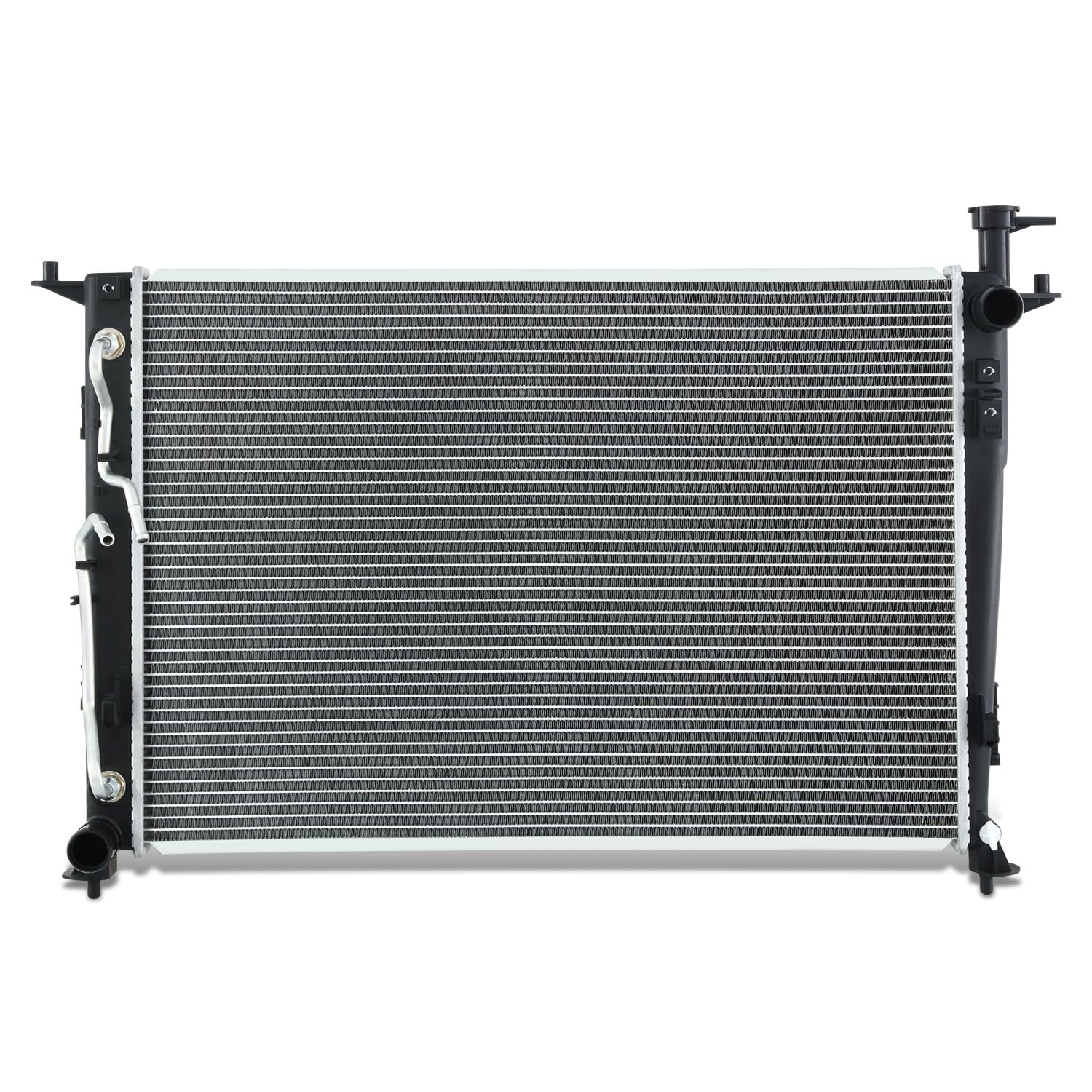 DNA MOTORING OE Style 1-Row Aluminum Cooling Radiator Compatible with Hyundai Palisade 2020-2024, 3.8L V6, OEM-RA-13857, HY3010230, 25310S8700