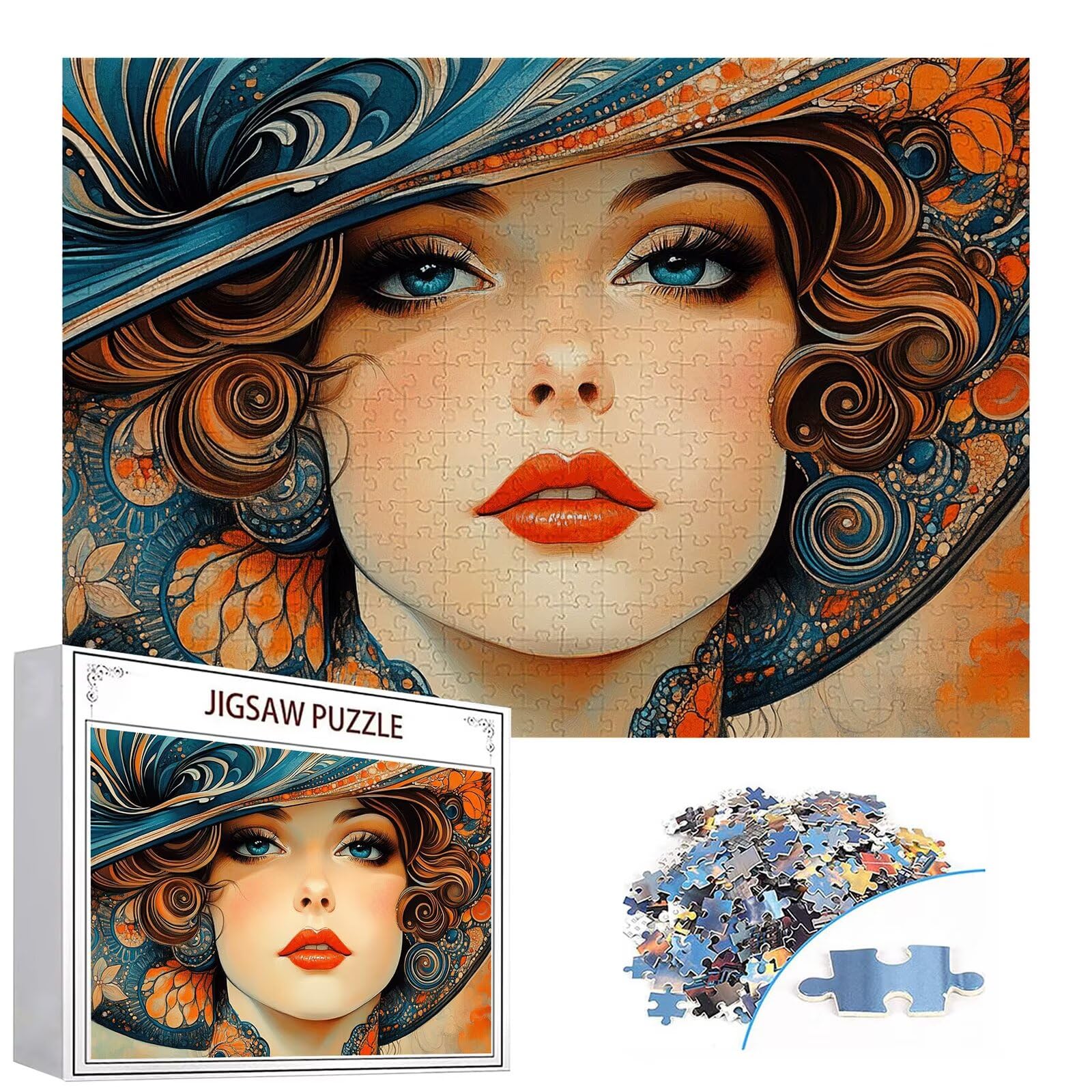 Puzzle 3000 elementów dla kobiet dorosłych 122 x 81 cm unikalne rzemiosło klasyczne 3D drewniana układanka do rodzinnych gier biznesowych, układanka do samodzielnego wykonania nawet do
