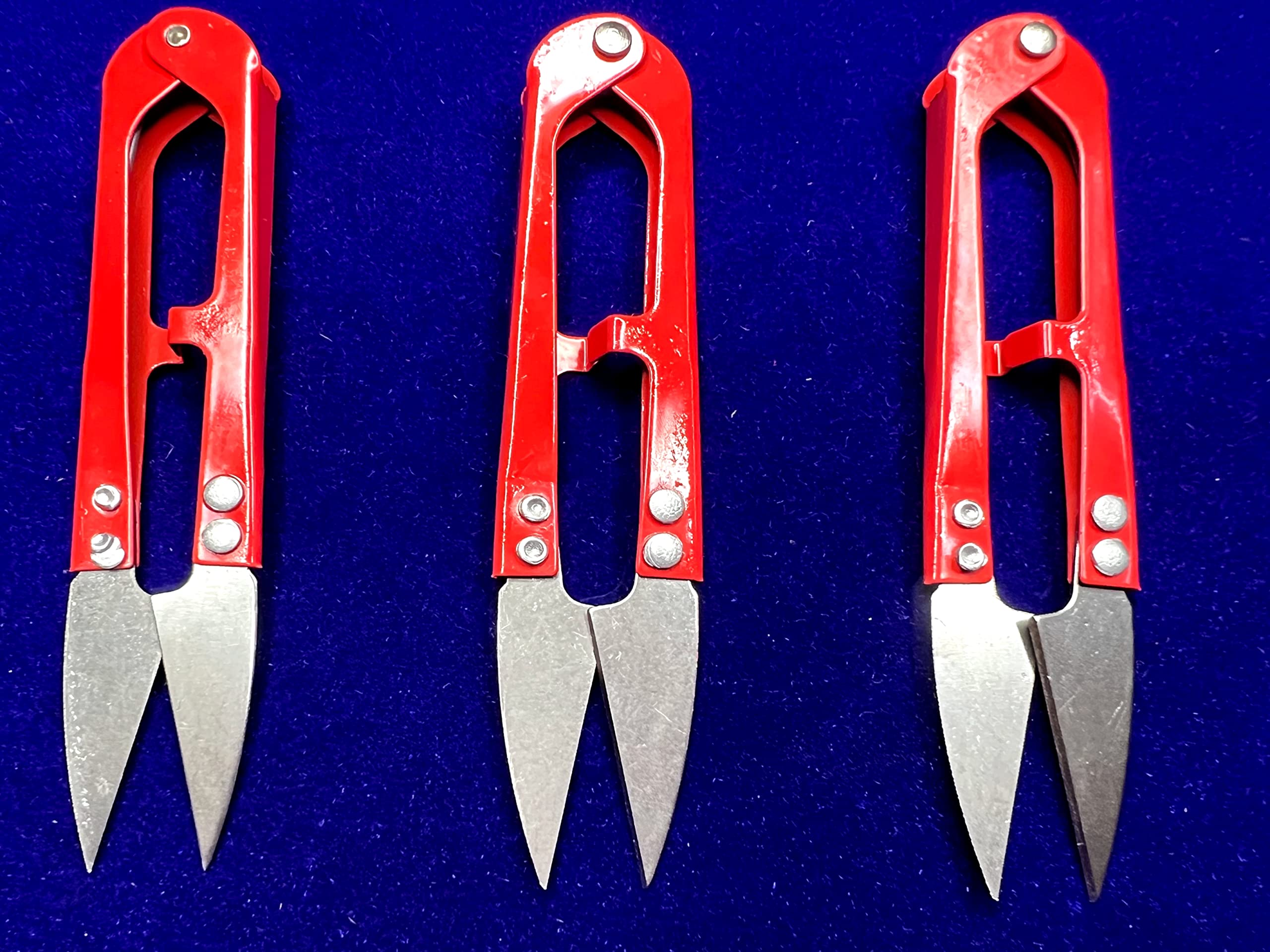 Thread Cutter Mini Scissors Tailor Scissors with Metal Grip Pack of 3 ...