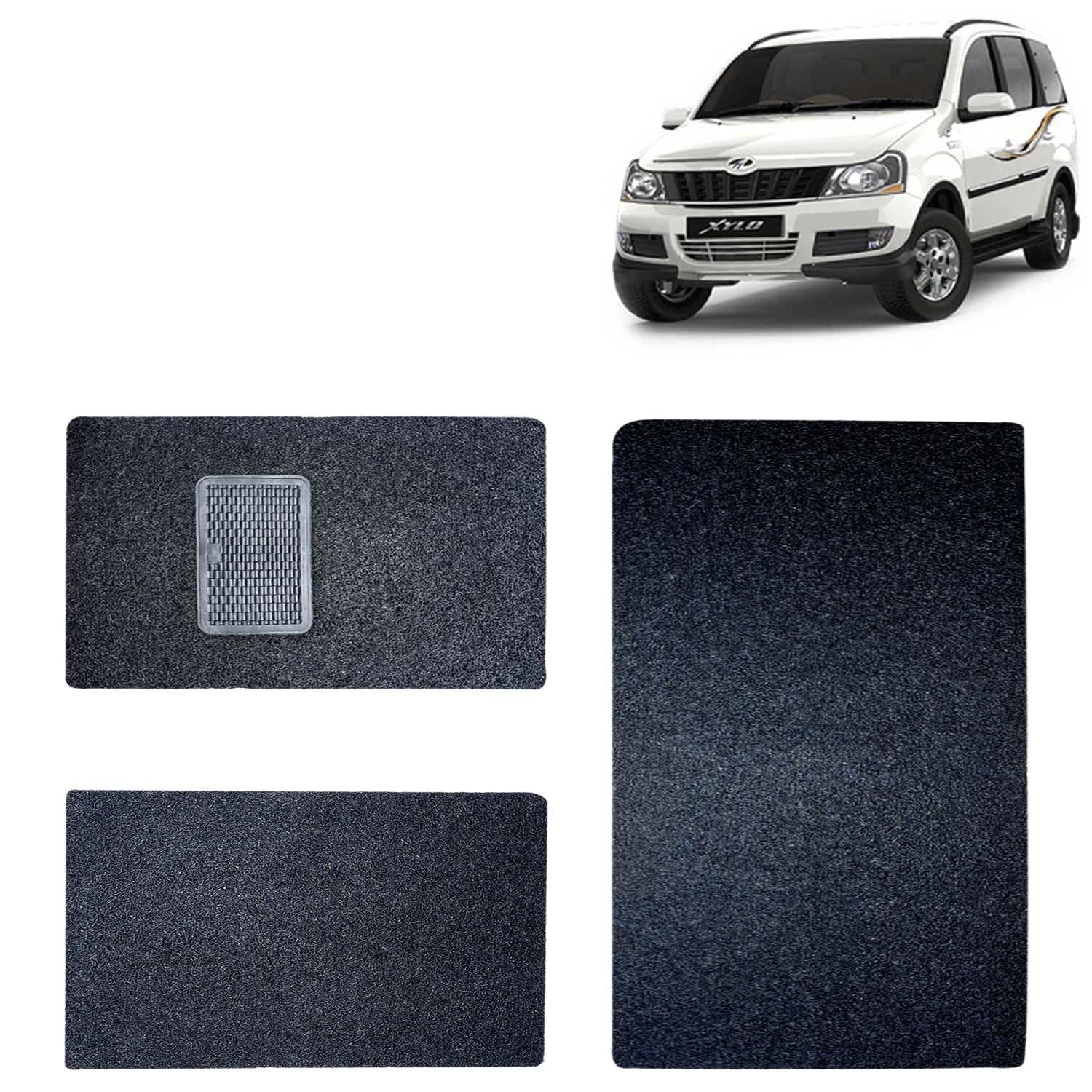 KINGSWAY® Noodle Grass PVC Car Floor Foot Mats 12mm Thickness