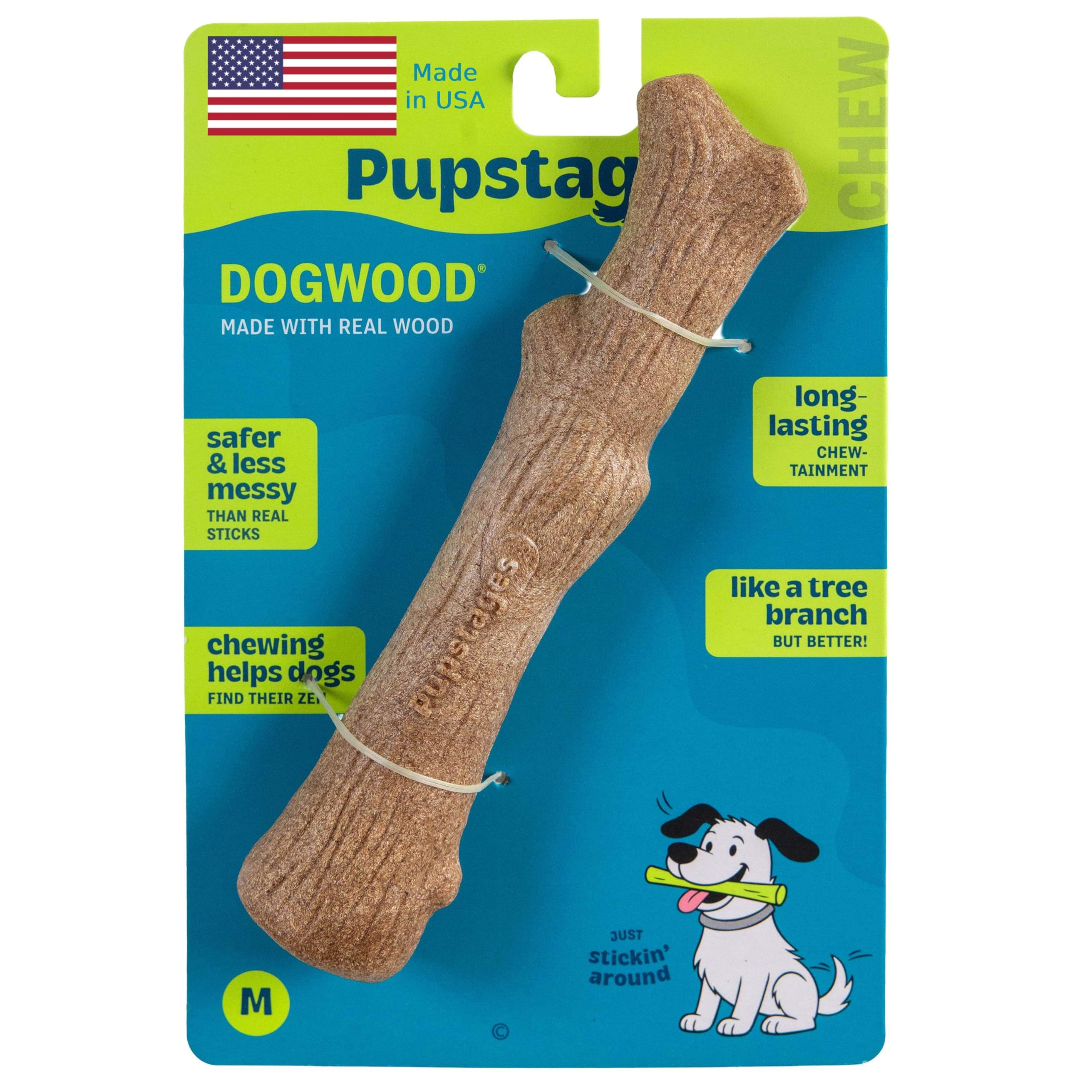 Petstages Dogwood Wood Alternative Dog Chew Toy, Medium