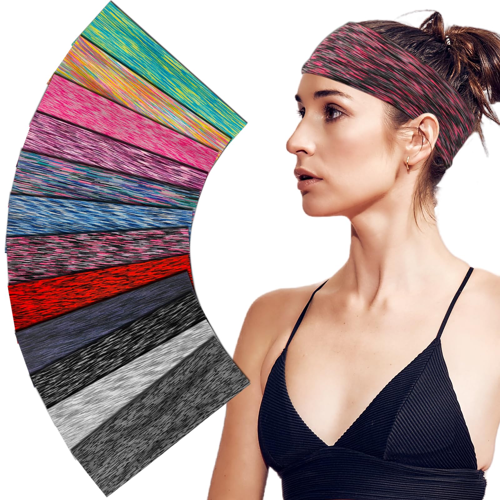 Ethnic Pattern Sports Headband, Fashion Elastic Headband For - TikTok