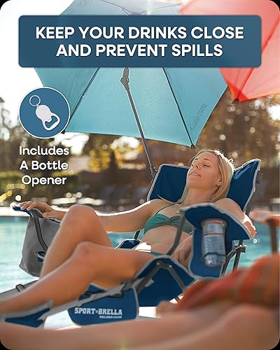 Miniatura 5 de Sport-Brella Beach Chair with UPF 50 Adjustable Umbrella