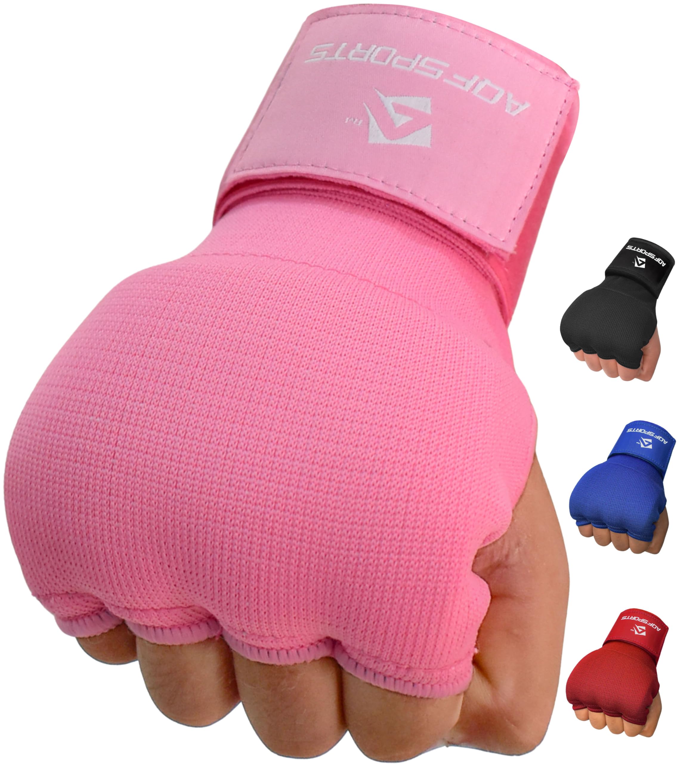 AQF Vendas Boxeo, Guantes Interiores, Muñecas Elásticas Tape Vendaje 75cm Largo, Wraps Protector Mano para Muay Thai, Taekwondo & MMA