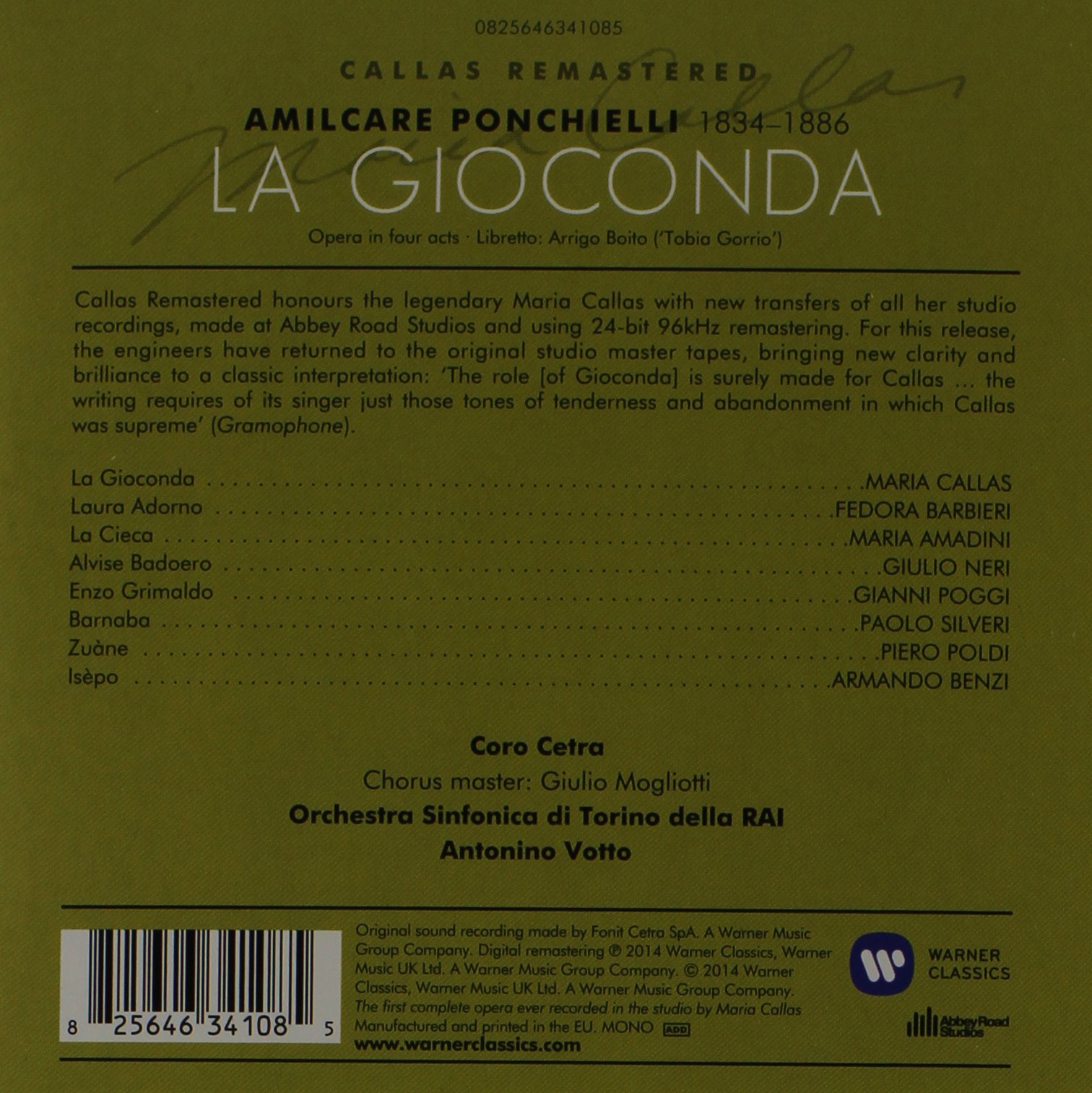 Ponchelli: La Gioconda 1952