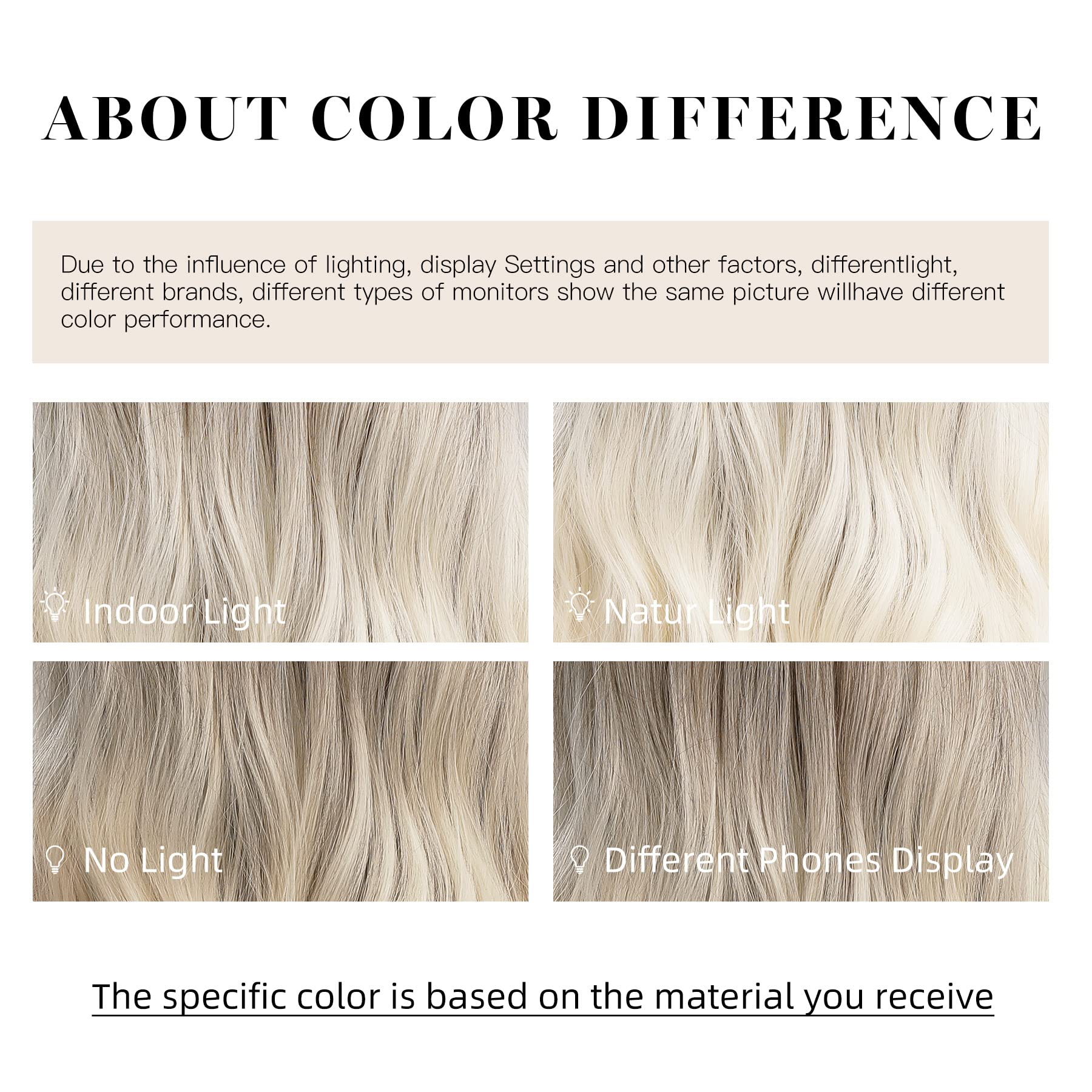 OMELPIS Ash Blonde Wig for Women Long Ombre Gray to Platinum Wavy Curly  Synthetic Wigs with Bangs Natural Brown Roots Heat Resistant Fiber for Daily