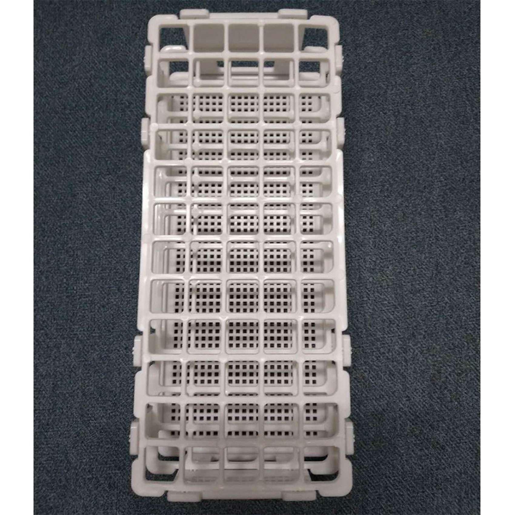 30 Piezas Soportes de Plástico para Tubos de Ensayo, 60 Agujeros, para Tubos de Ensayo de 16 Mm, Soporte Desmontable para Tubos de Ensayo de Laboratorio (60 Agujeros)