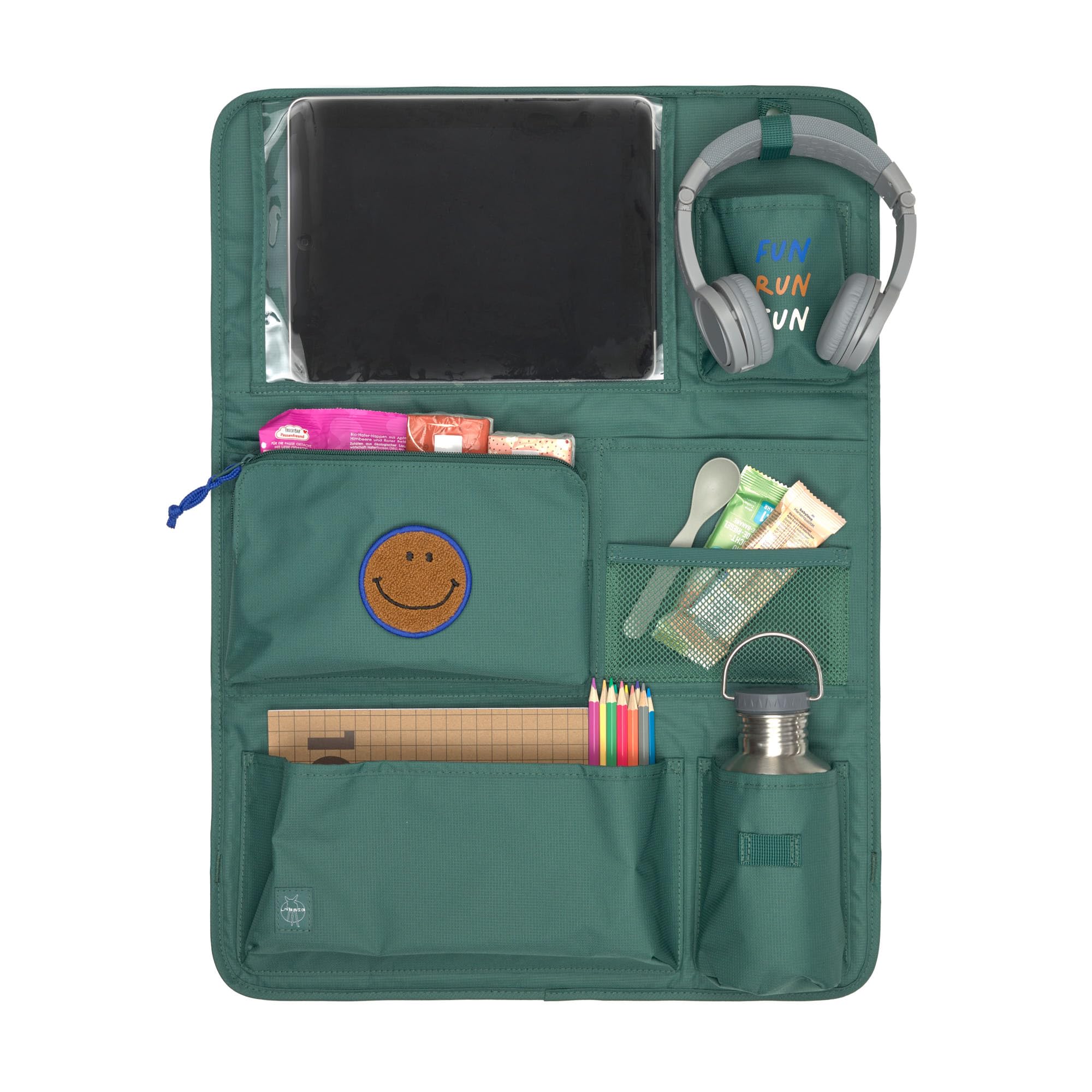 LÄSSIG Organizzatore per auto Organizzatore per sedili posteriori dell'auto Borsa per sedili posteriori dell'auto da appendere pieghevole 55 cm/Car Wrap-to-Go