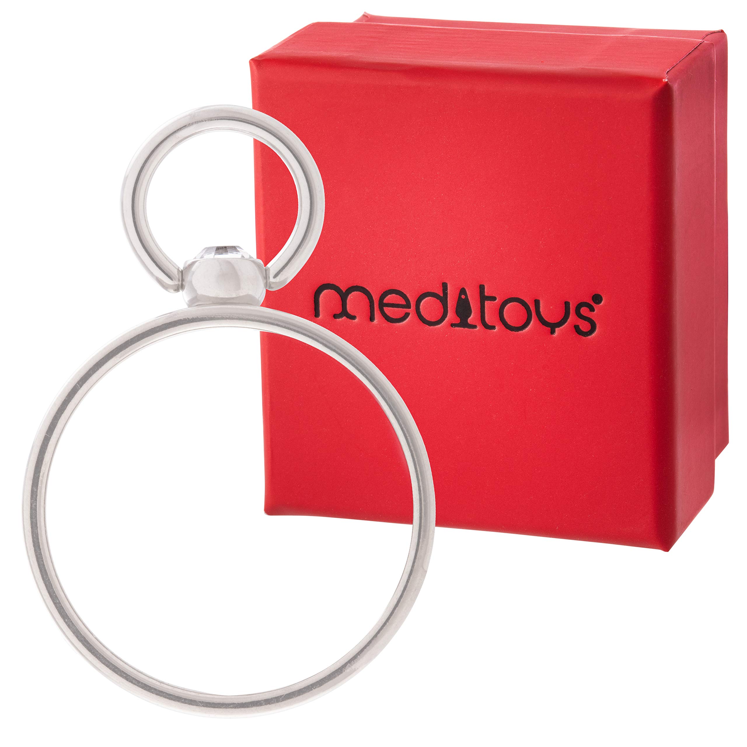 meditoys - 'Ring der O' mit Original Kristal aus Wattens CRYSTAL - 63