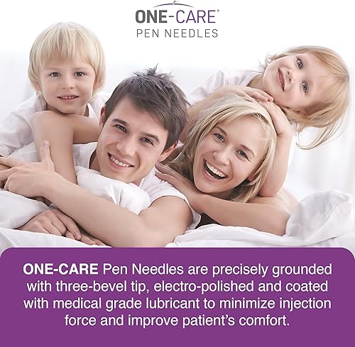 Miniatura 7 de MediVena ONE-CARE - Agujas para bolígrafo de 31 G x 0.197in, 100 piezas, ultrafinas para una cómoda inyección de insulina