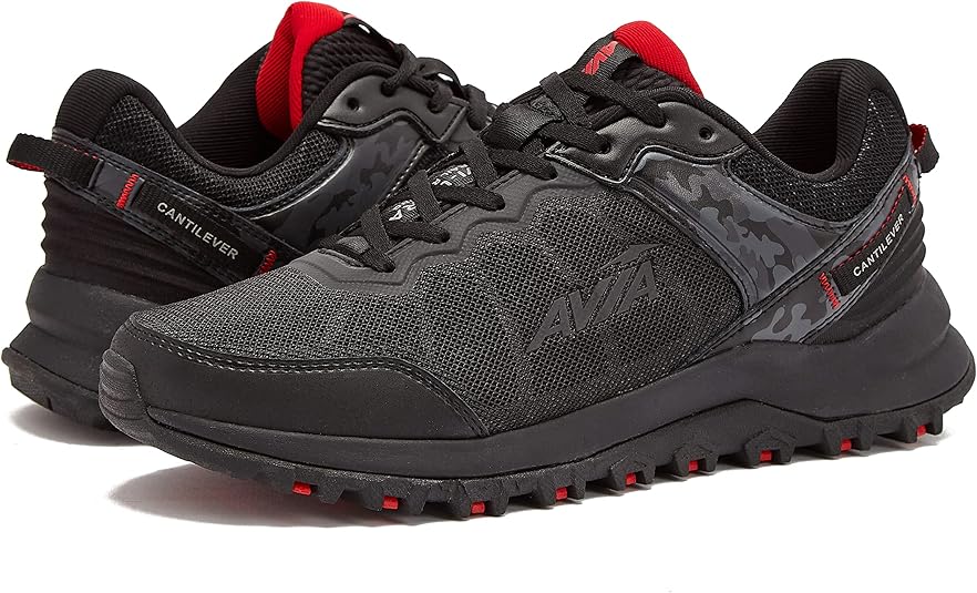 Avia Ultra Men’s Trail Running Shoes, Lightweight Breathable Mesh Sneakers for Men