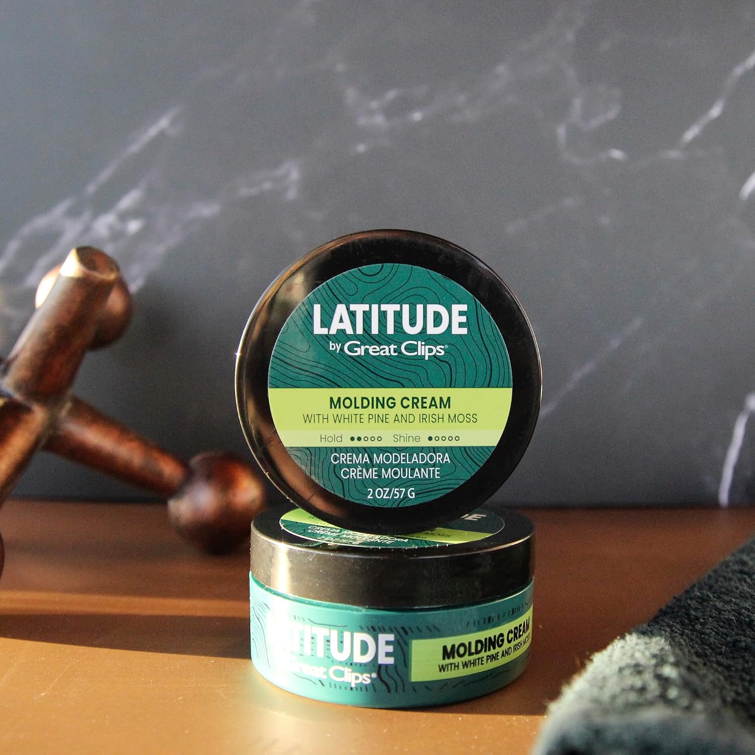 GREAT CLIPS LATITUDE Molding Cream | Hair Gel for Men | Low to Medium Hold + Low Shine | 2oz | Packaging May Vary