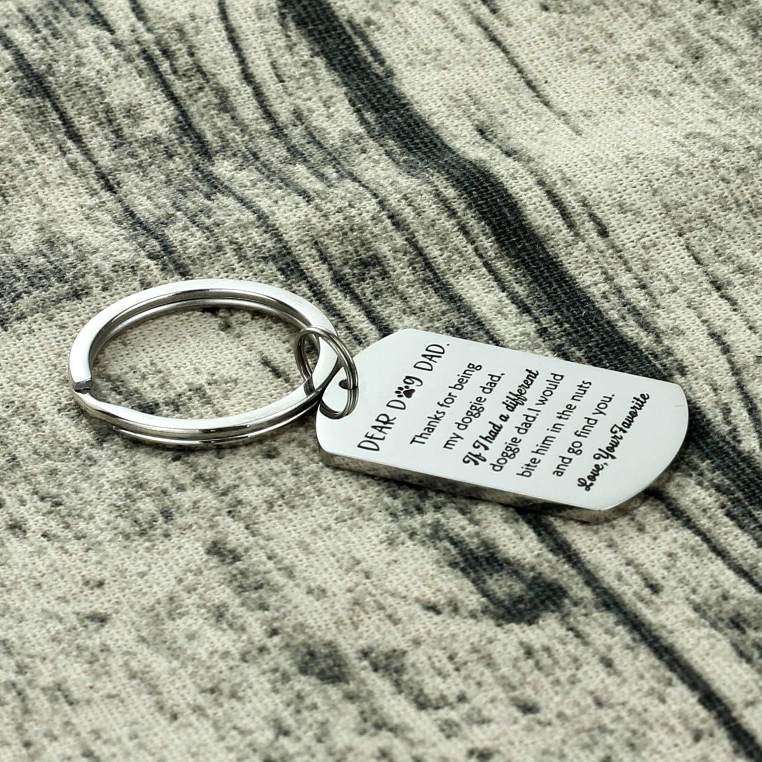 Kivosliviz Dog Dad Keychain Gift for Dog Owner Keychain Pet Owner Gifts Dad Key Chain - Image 6