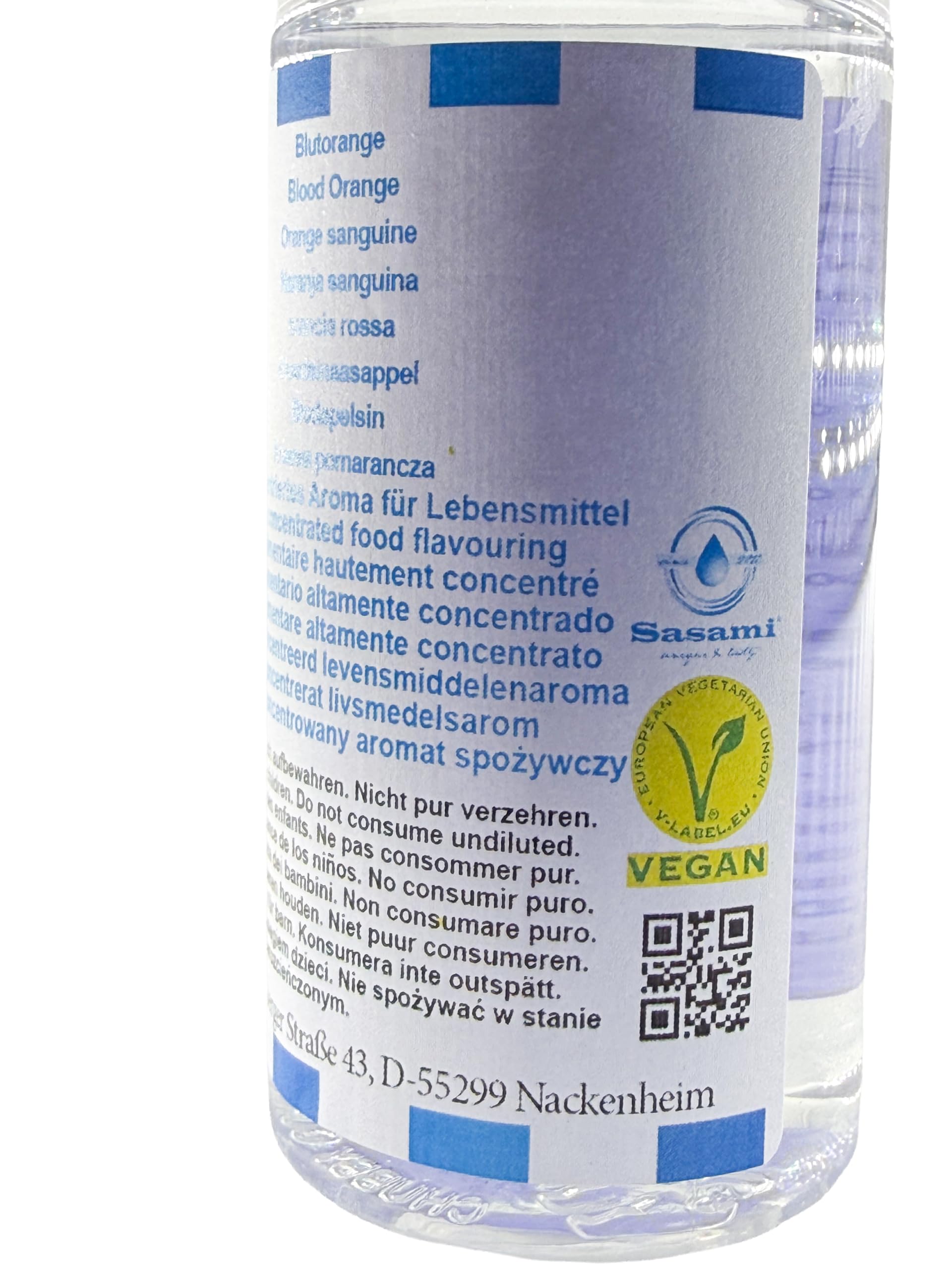 Aroma concentrato arancia rossa - vegano - Sasami - 100ml