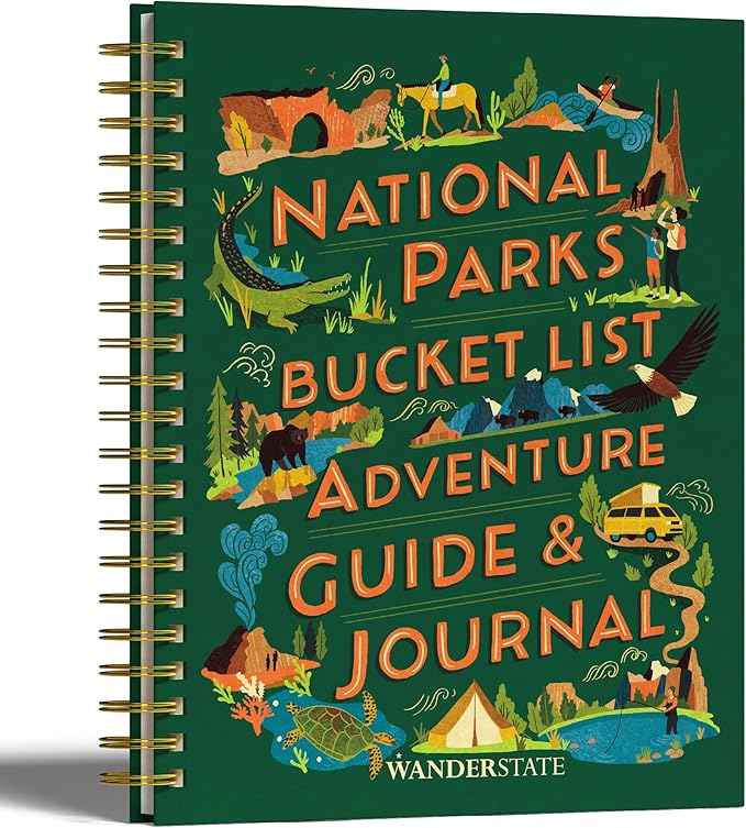 National Parks Bucket List Adventure Guide & Journal: Your…