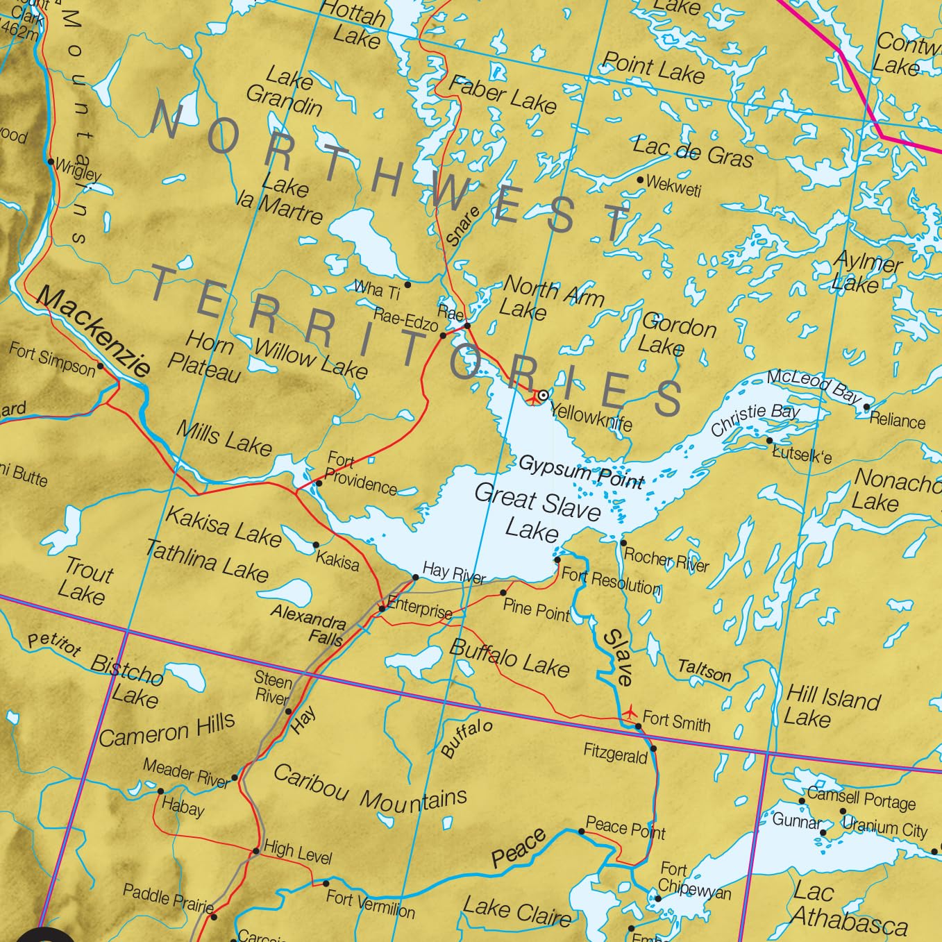 Maps International Large Political North America Wall Map - Laminated - 48 x 36 - Image 3