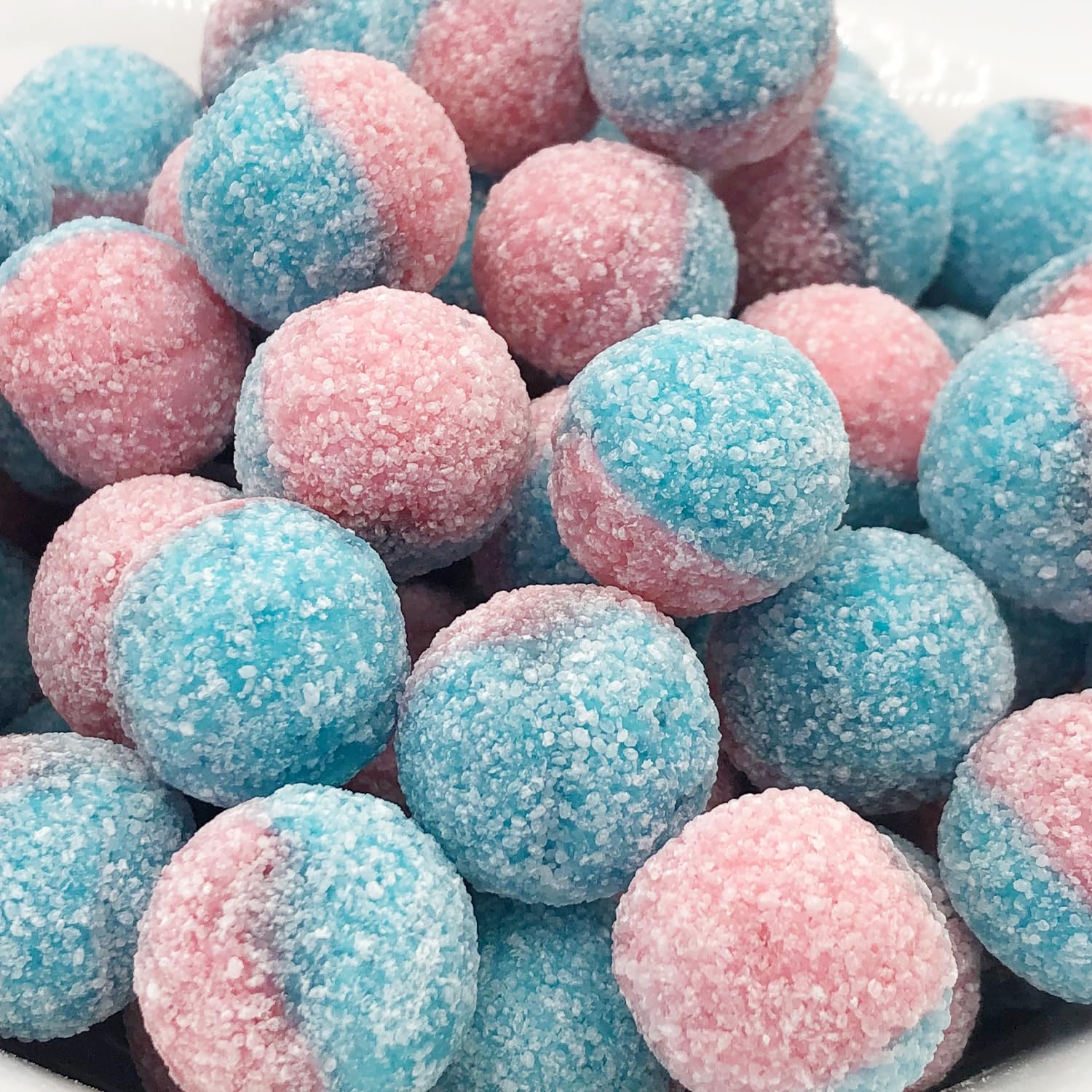 BarnettsMega Sour Candy Bubblegum 227g - Trendy Sweet Bags - Traditionally Handmade Sweets - Sour Coating Lasts 20 Seconds - Candies for Party Bag, Gift Hamper, or Hamper Box