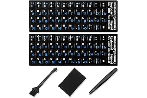 Russian Keyboard Sticker: Bring Cyrillic Script Fluent to Your Laptop