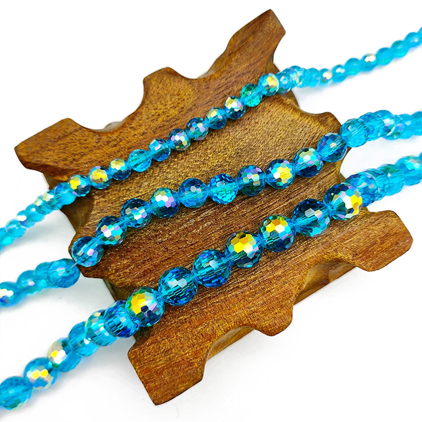 Lot De 10 Perles En Verre À Facettes 4 X 3 Mm Rouge Cristal Rondelle Spacer Perles En Vrac Pour