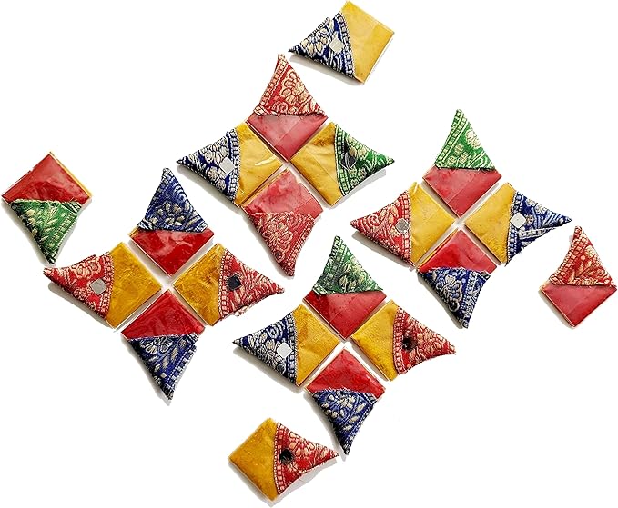 Haldi Kumkum Set of 20 Flat Cone Shape Design 1 Pasupu