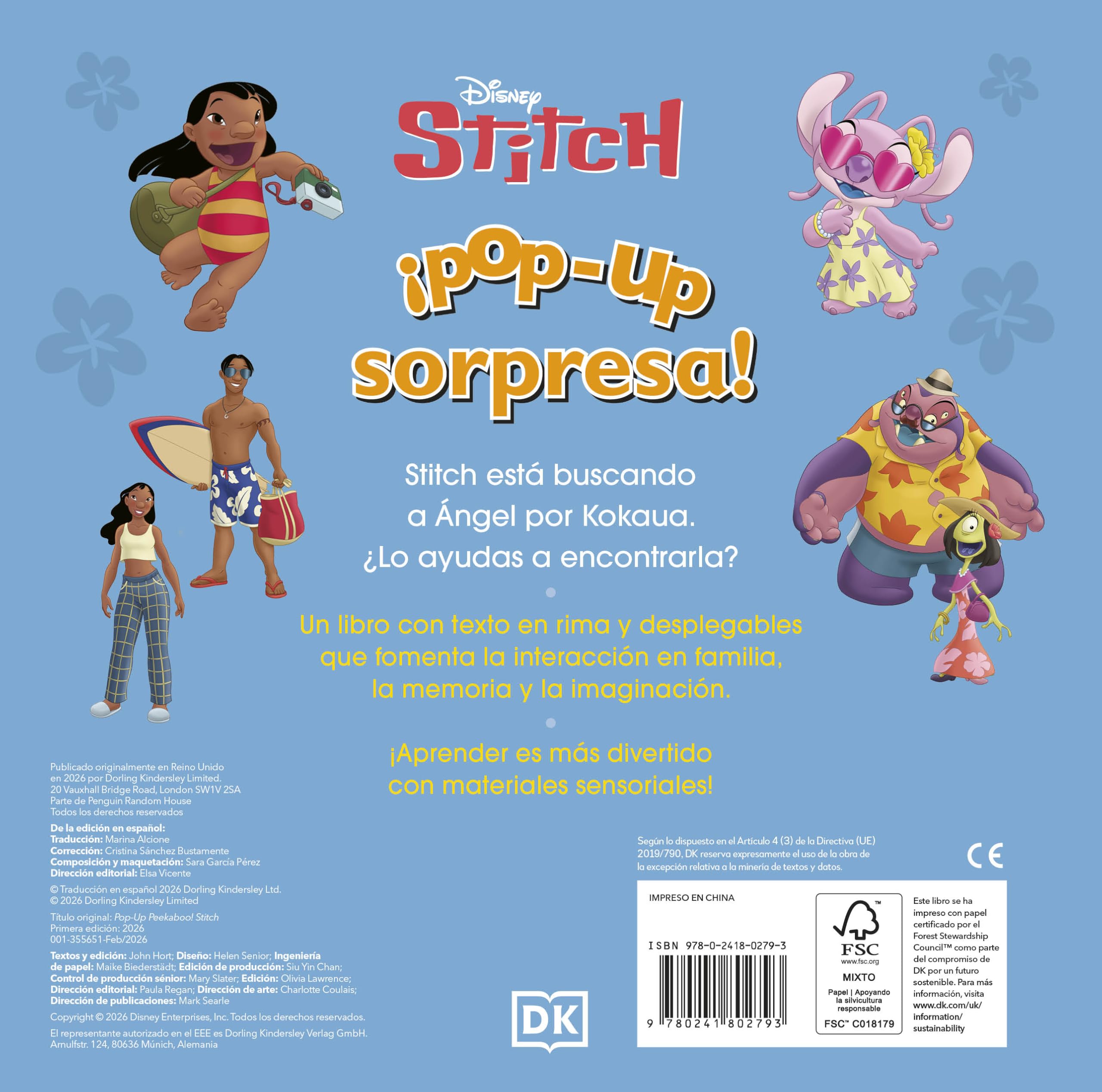 ¡Pop-Up sorpresa! - Stitch (Cuentos infantiles)