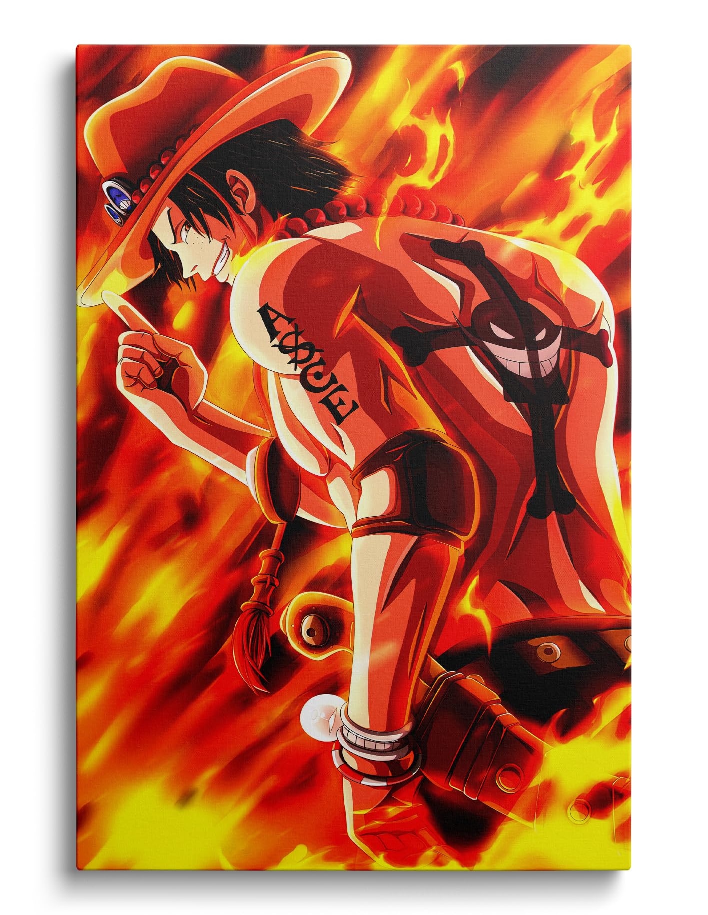 BAFAFA Anime Poster - Ace - HD Print Canvas Painting Wall Art For Living Room Home Decor Boy Gift (OP05,12×18inch-Unframed)