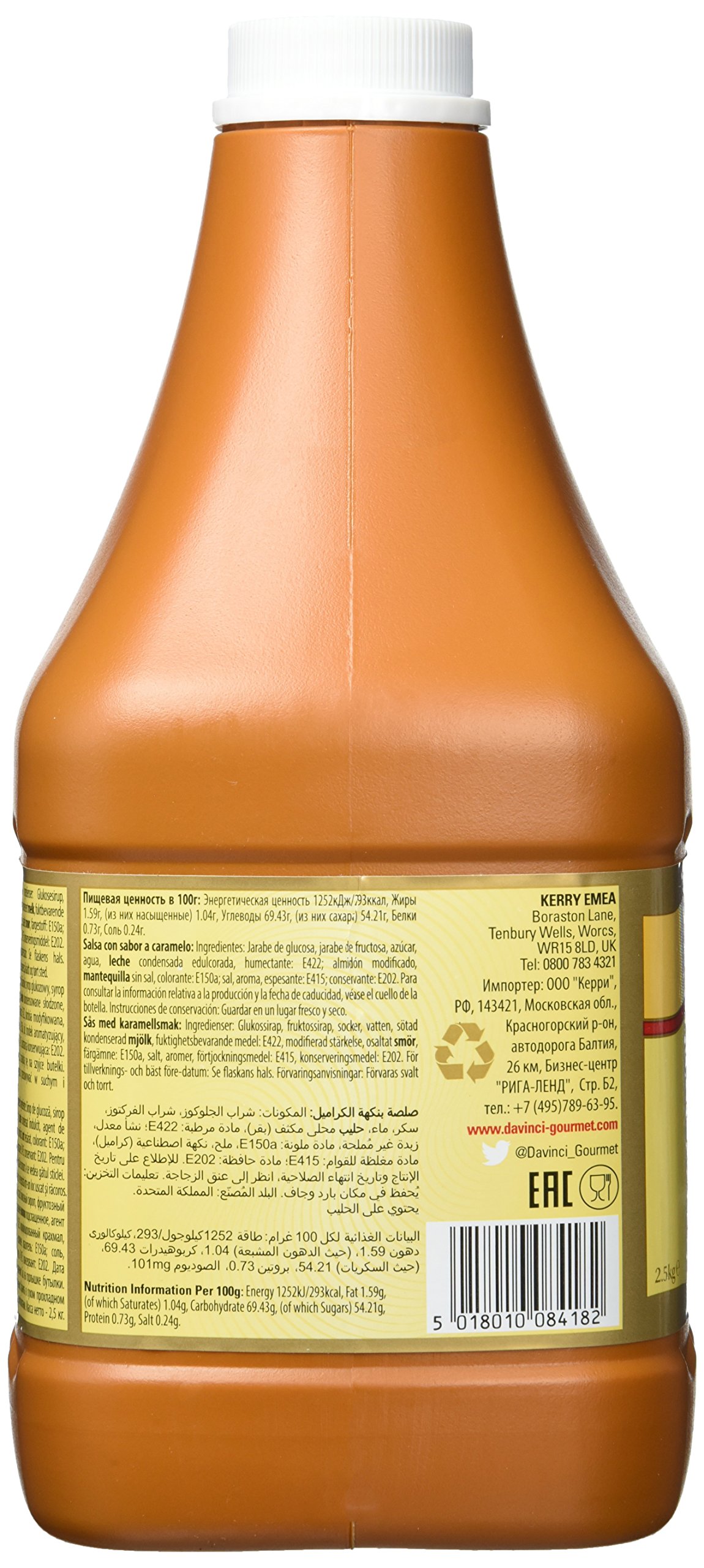 Da Vinci Gourmet Classic Caramel Sauce, 1er Pack (1 x 2.5 kg)