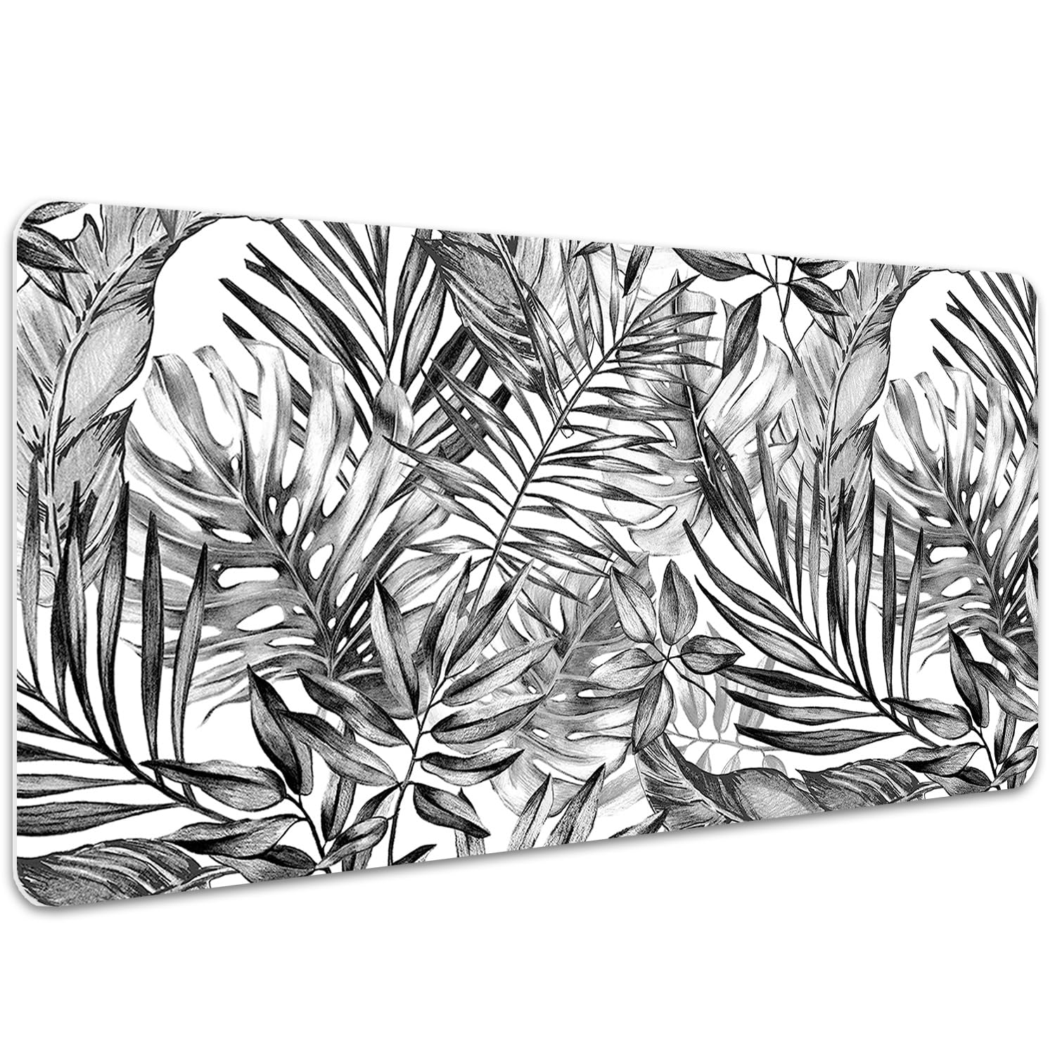 Sottomano per Tastiera 100x50 cm in Vinile PVC Protezione e Decorazione Facile da Pulire Superficie Protettiva per Ufficio e Casa Antiscivolo Impermeabile - schizzo del mostro