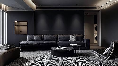 Miniatura 151 de Dimoon 236''x17.7'' White Thicken Peel and Stick Wallpaper Contact Paper Modern Self Adhesive Wall Paper Removable Renter Friendly Textured Solid