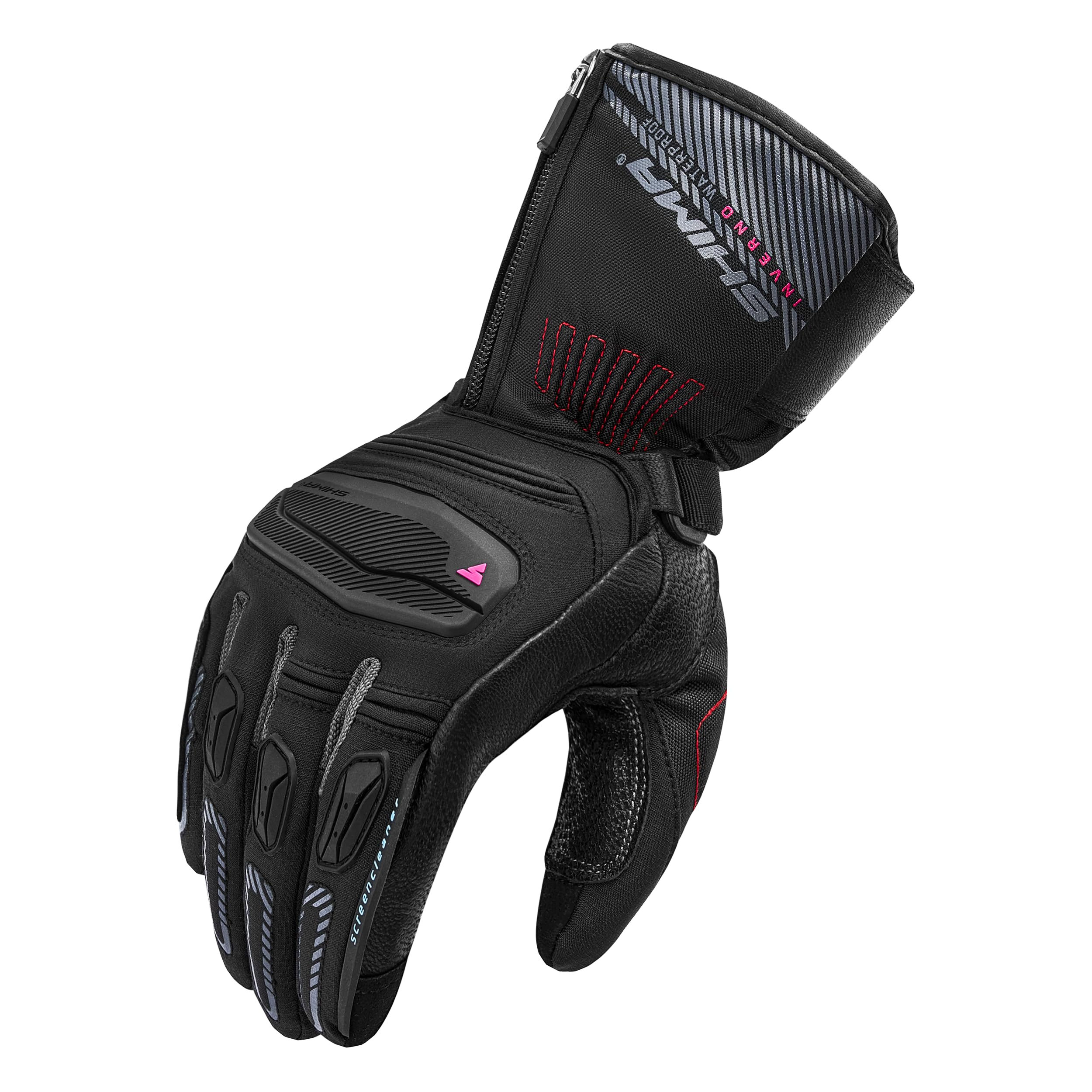 Shima Women's Black Inverno Waterproof Motorcycle Gloves