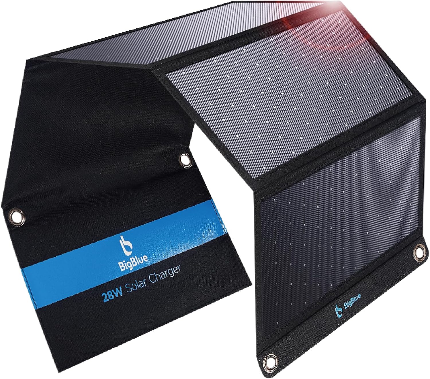 [Upgraded] BigBlue 3 USB Ports 28W Solar Charger(5V/4.8A Max)