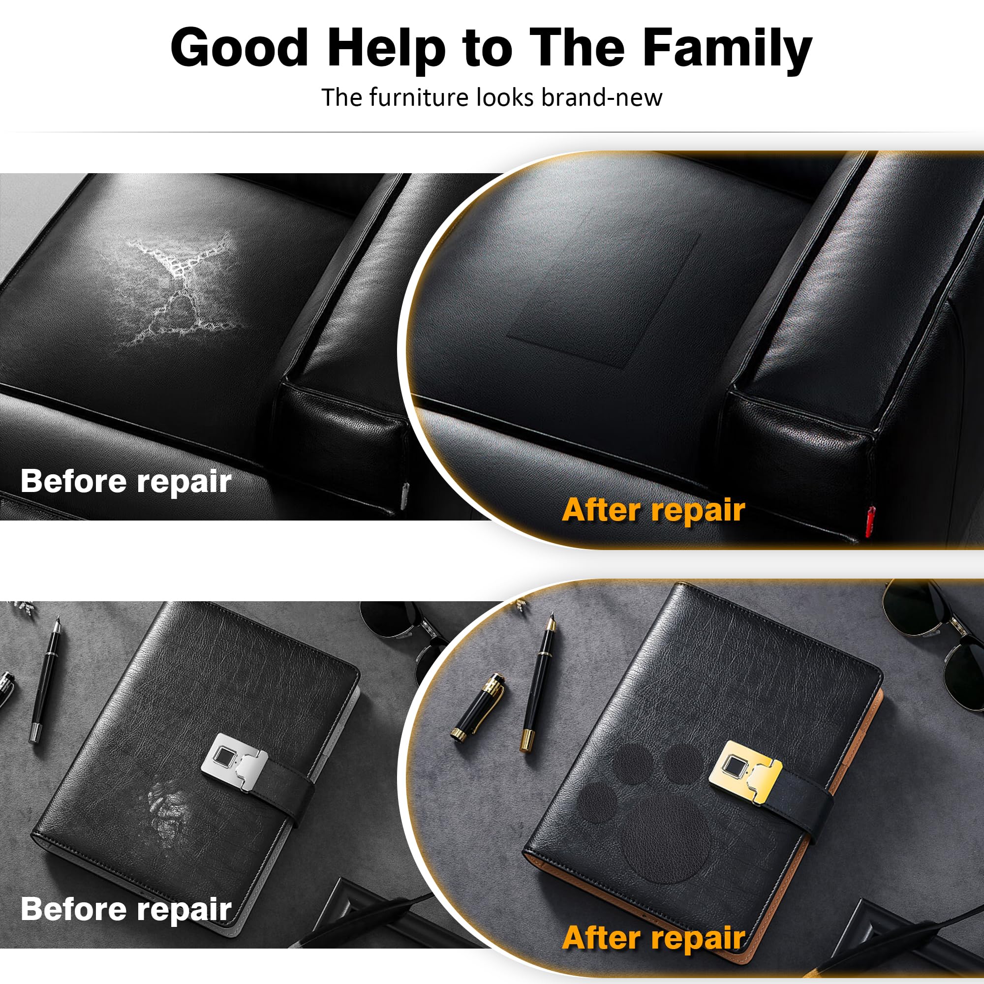 Snapklik.com : TONTONJIA Leather Repair Patch For Furniture Advanced
