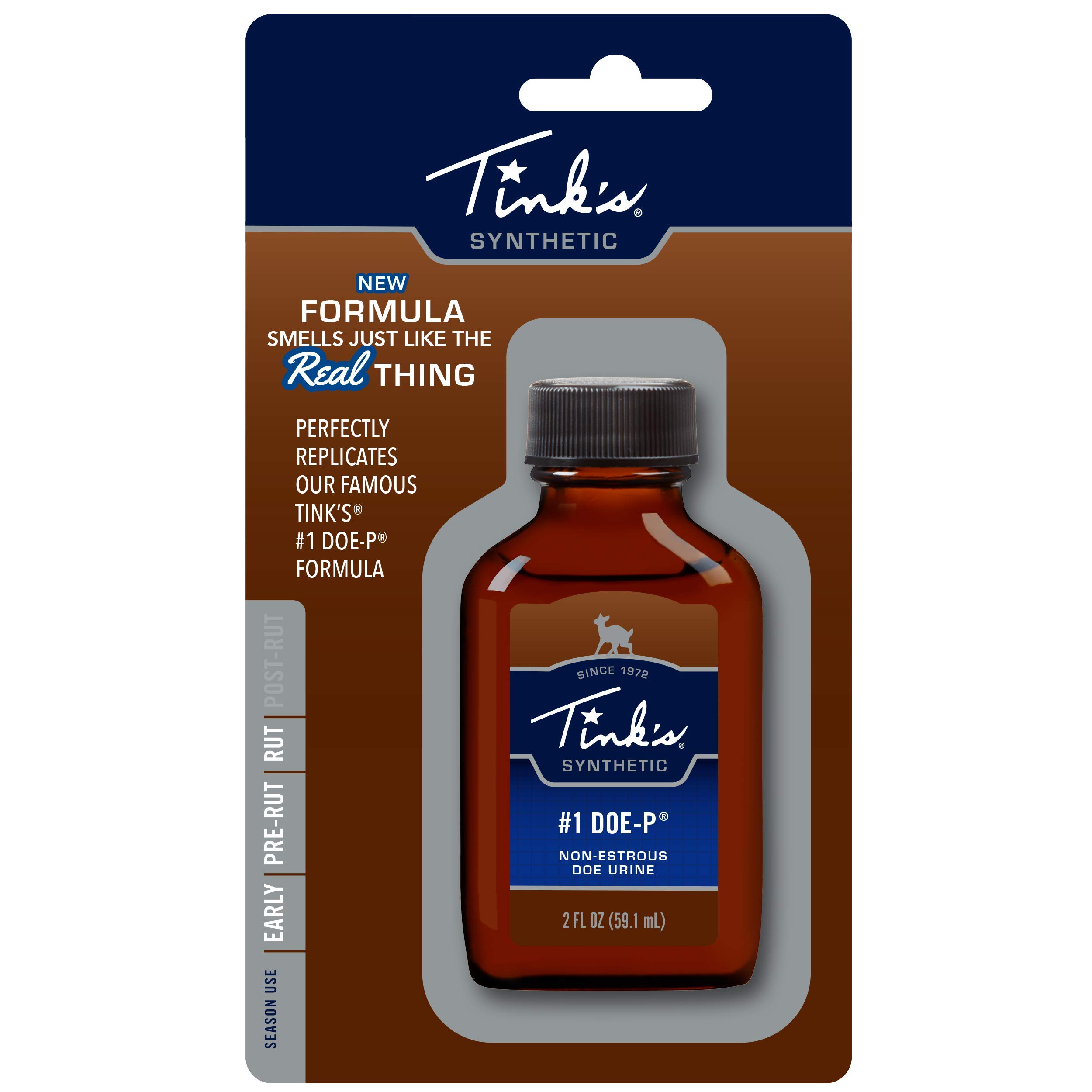 TINK'S #1 Doe-P Synthetic All-Season Deer Lure - 2 Ounces