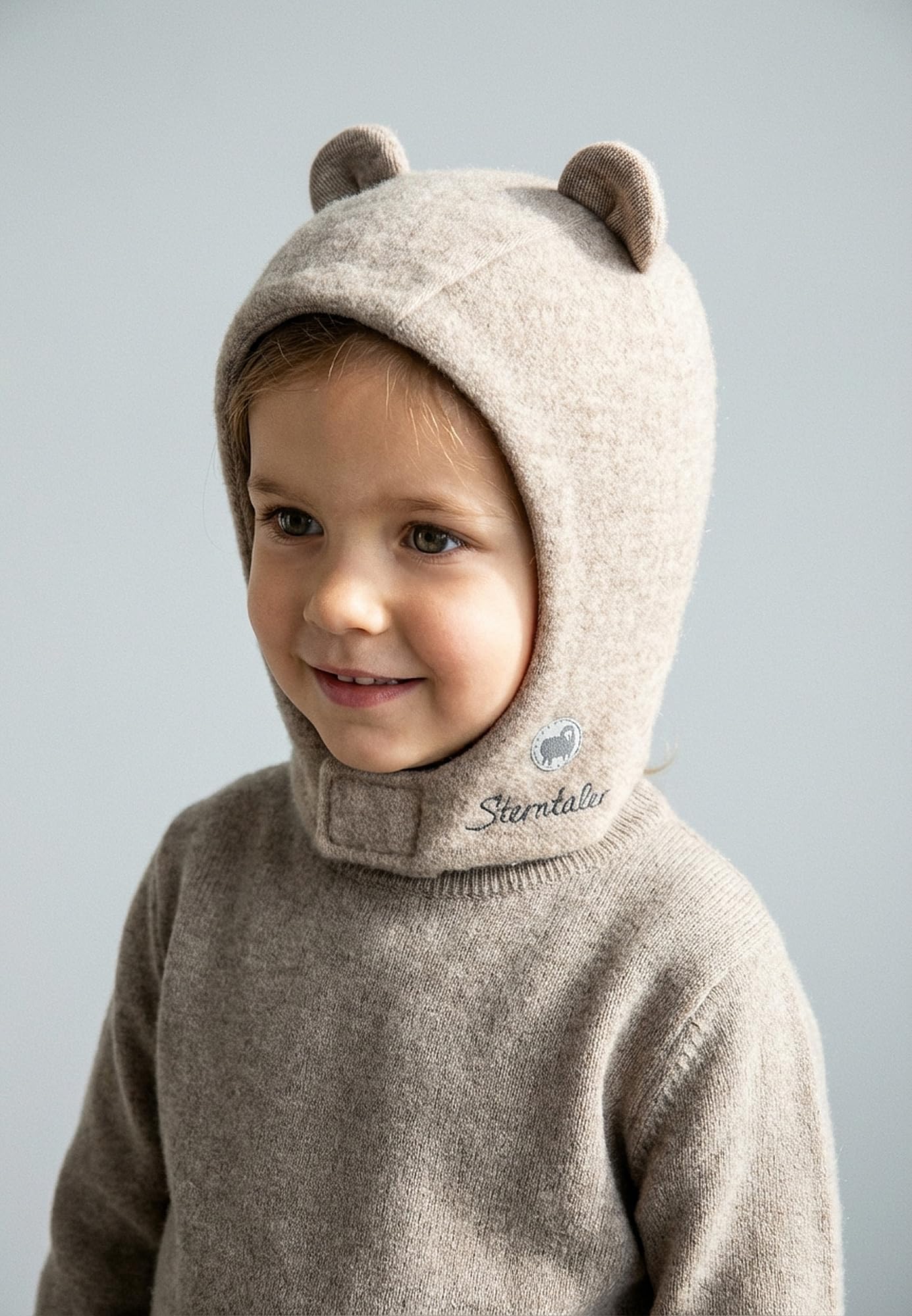 Gorro bufanda confeccionado en lana (Merino) con tacto de cashmere