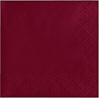 Vista 28 de Creative Converting Touch of Color - Servilletas de papel de 2 capas, 50 unidades, color rojo clásico