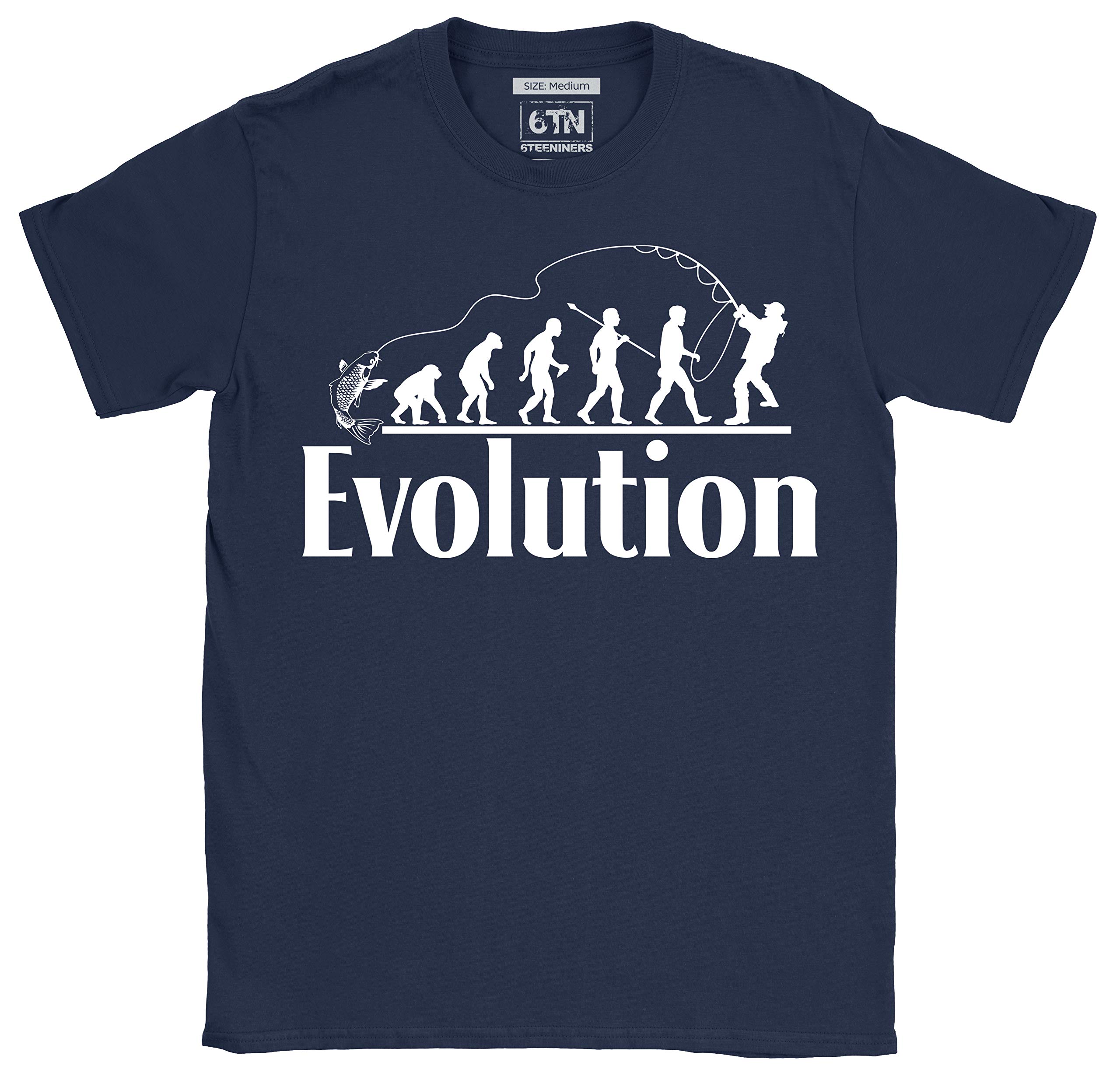 Mens Fly Fishing Evolution of Fishing T Shirt