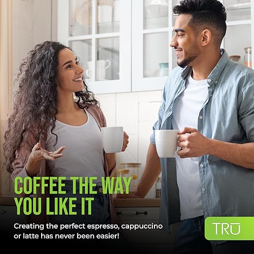 Miniatura 6 de Tru Máquina de café expreso semiautomática de 15 barras de acero inoxidable CM-6863