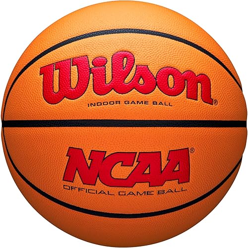 Miniatura 21 de Wilson NCAA Evo NXT Balones de Baloncesto Oficiales para Juegos en Interiores - Tamaños 6 y 7