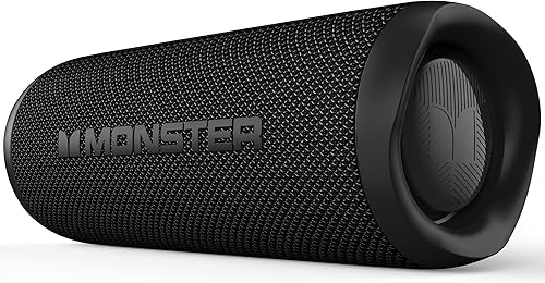 Monster Altavoz Bluetooth, altavoces Bluetooth portátiles inalámbricos para exteriores, estéreo inalámbrico de 60 W, IPX8 impermeable,