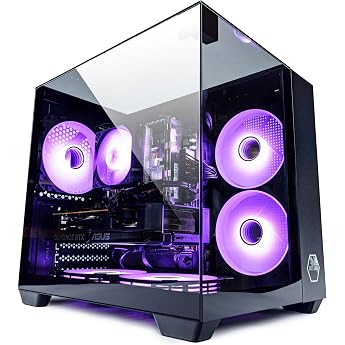Gaming PC Venom Black Air Cooling RGB, up to 128GB RAM, GTX 1660S/RTX 3050/ RTX 5060, up to 2TB SSD, Intel E5, WiFi, BT (1st 
